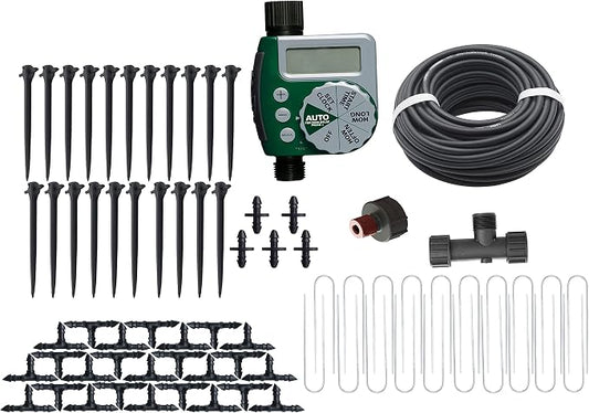 Orbit 91945 Tomato Garden Drip Irrigation Watering Kit w/Automatic Watering Timer