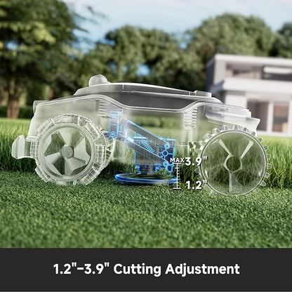 [All-Terrain Wire-Free] DREAME LiDAR Robot Lawn Mower A3 AWD 1000 + Cleaning Set+Blade Set, 360° 3D LiDAR & AI Dual Vision Smart Robotic Mowers for 0.25 Acre