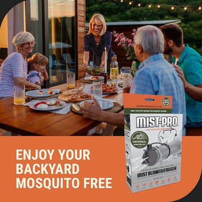 Pesticide Sprayer - Insecticide and Mosquito Mister System - Pest Control System for Fleas, Ticks, and Mosquitos - Mist-PRO Universal Adapter Kit