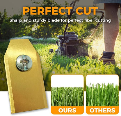 Replacement Robot Mower Blades, Compatible with Hu-sqvarna Auto-Mower, Gardena, Segway Navimow Robotic Mower (9PCS)