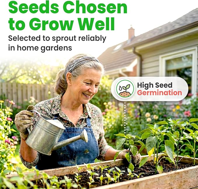 NatureZ Edge, 20 Variety with Melon Seeds for Planting Vegetables, Vegetable Seeds for Planting Outdoors, Seeds, Garden Seed, Heirloom Seeds for Planting Vegetables and Fruits, Garden Seeds