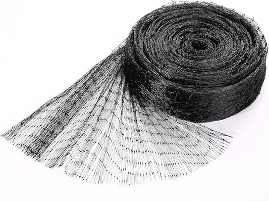 GWHOLE Black Garden Netting, 33 x13 Ft Bird Netting for Garden Plant and Tree Protection, Chicken Coop Pond Net, Black | Bird Net Reusable, 0.6 Inch Mesh Size, Protects Fruits Plants Tree, Protects From Animals, Chicken Coop Pond Net