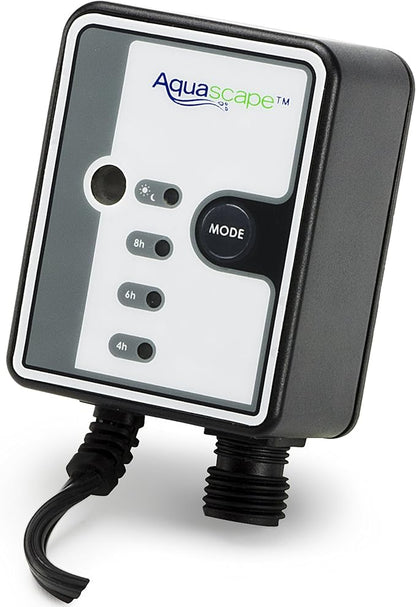 Aquascape 84039 Light Sensor Photocell with Digital Timer 12 Volt for Pond Water Feature Waterfall Landscape and Garden