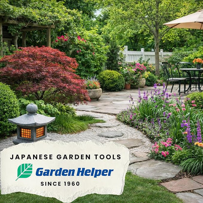 Root Hook Japanese Garden Tool for Loosing Soil, Heavy Duty Japanese Steel, Root Pick Tool for Repotting Bonsai and Transplanting Flower, Made in Japan, Silver