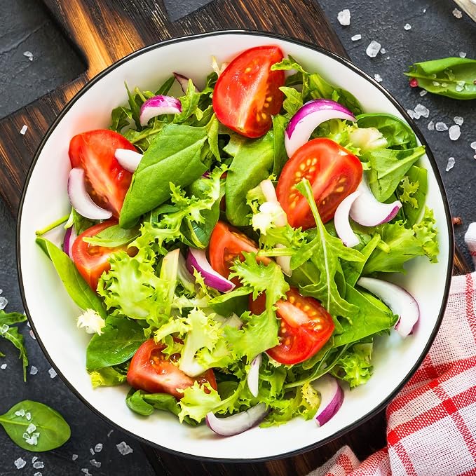 20,000+ Lettuce Seeds, Heirloom Vegetable Seed for Planting Indoor Outdoor, 10 Varieties of Fresh Salad Greens for Hydroponics Kit, Easy to Grow for Garden Beginners, Non-GMO