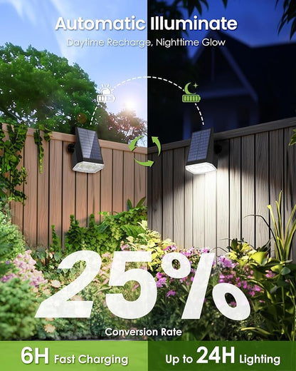 Solar Spot Lights Outdoor IP67 Waterproof 10 Pack, 63 LED 3 Modes Solar Landscape Spotlights for Yard Garden Pathway Wall House Garage (Cool White)
