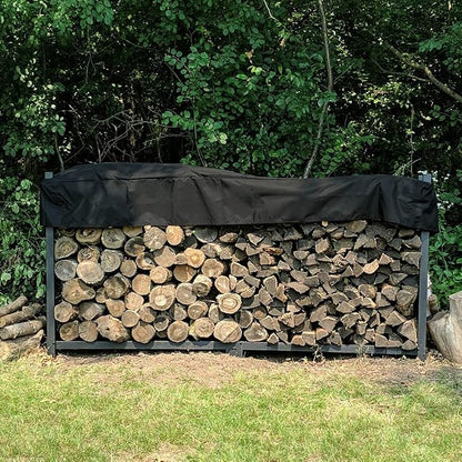 Firewood Rack Top Cover Waterproof Replacement for 8 foot | Firewood Log Heavy Duty Storage Log Rack Covers (Not The Full Cover)