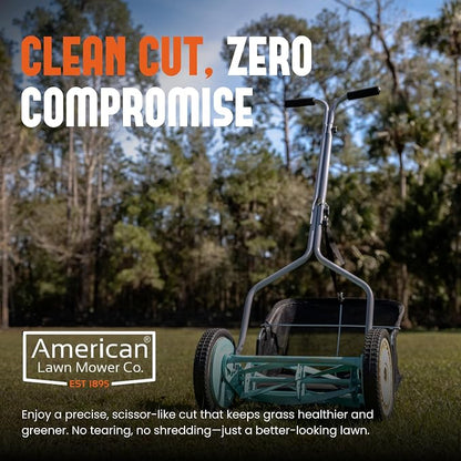 American Lawn Mower 1304-14GC 14" 5-Blade Reel Mower with Grass Catcher