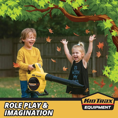 Kid Trax Leaf Blower Construction Toys - Kid Toy, Gardening Tools, Kids Leaf Blower, Tools for Kid, Pretend Play, Easy to Use, Realistic with Lights & Sounds, Toys for 3 Year Old Boys and Girls Above