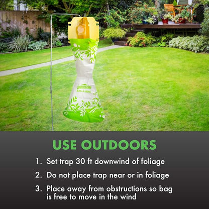 SpectracideBug Japanese Beetle Trap Disposable Bags, 6 Count (Pack of 12)