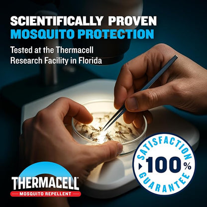 Thermacell E-ZoneGuard Patio Rechargeable Mosquito Repeller with 20-Foot Zone of Scientifically Proven Outdoor Protection; 5.5-Hr Battery; 12-Hr Refill; Bug Spray Alternative; DEET-Free; Black