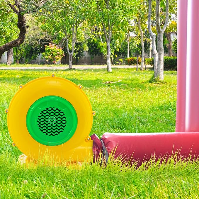HONEY JOY Air Blower, 950W 1.2HP Bounce House Blower, Commercial Electric Pump Fan for Inflatable Water Slides & Bouncy Castle, 2620pa Air Blower for Inflatables (950Watt 1.2HP)