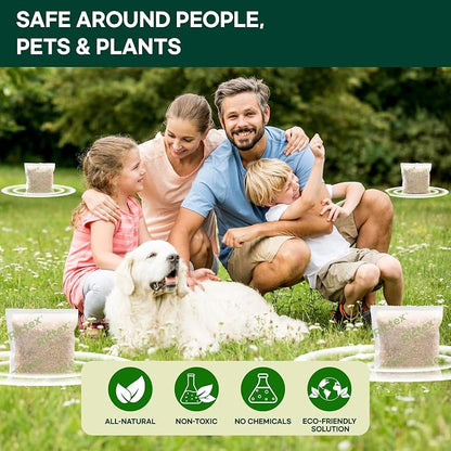 Snake Repellent for Yard Powerful: Keep Snake Away Repellent for Outdoors - Natural Safe for Children and Pets - Snake Be Gone for Lawn Garden Camping Fishing Home 10 Pouches