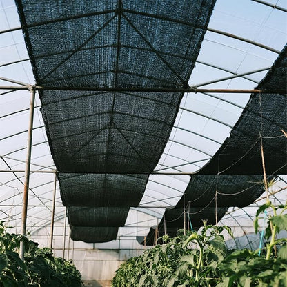 winemana 120x6 FT Outdoor Shade Cloth for Garden & Plants - 40% Large Black Mesh Tarp, UV Resistant Woven Shade Fabric for Greenhouse Farm Row Cover Vegetables Sun Protection Poultry Run