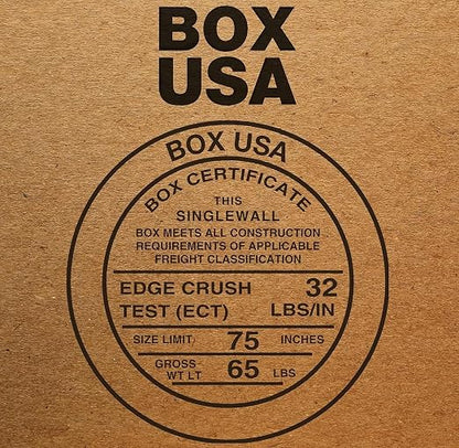 Box USA 50 Gallon 18 L x 18 W x 36 H 10-Pack Cardboard Trash Cans and Recycling Bins, Reusable or Disposable Pop Up Garbage Boxes