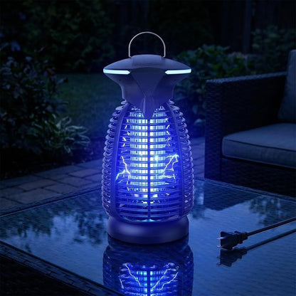 Bug Zapper Outdoor for Mosquito Flies - Waterproof Insect Killer Trap Lamp Electric 4200V Powerful Bug Zappers Indoor with LED Light for Patio Porch Garage Backyard & Home
