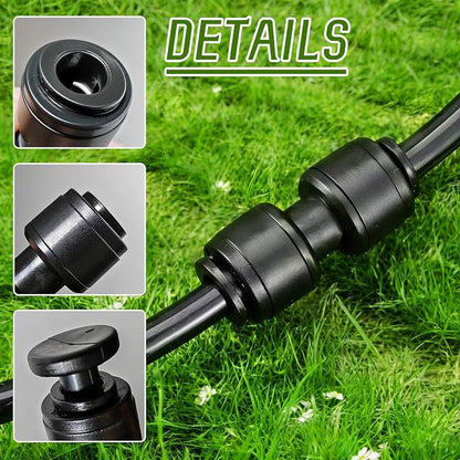 30 PCS Quick Connect 1/4" Drip Irrigation Coupling Fitting,Push-to-Connect Straight Coupler Connectors for 1/4" Irrigation Tubing with 10PCS End Plugs,Hose Connectors for Drip Irrigation System