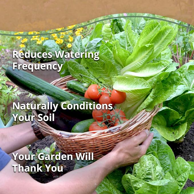 Organic Coco Chips for Plants (40lbs) - Coco Coir Chips - Coconut Husk Chips for Potting Soil, Garden Soil, & Seed Starter Soil - Coconut Mulch for Garden - Compressed Coconut Chips for Plants