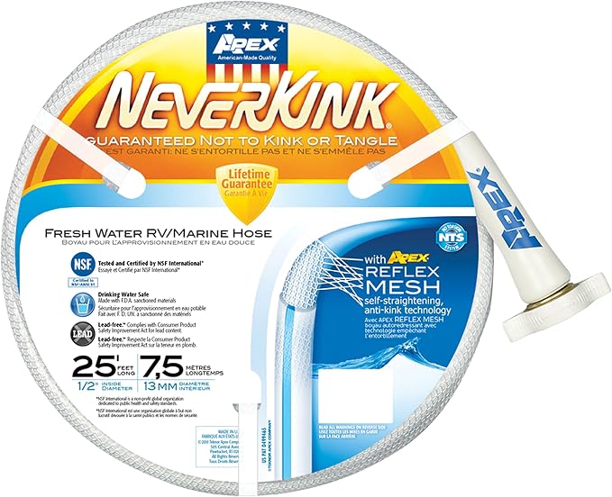 Teknor Apex 7602-25 NeverKink RV/Marine Hose - 1/2" x 25'
