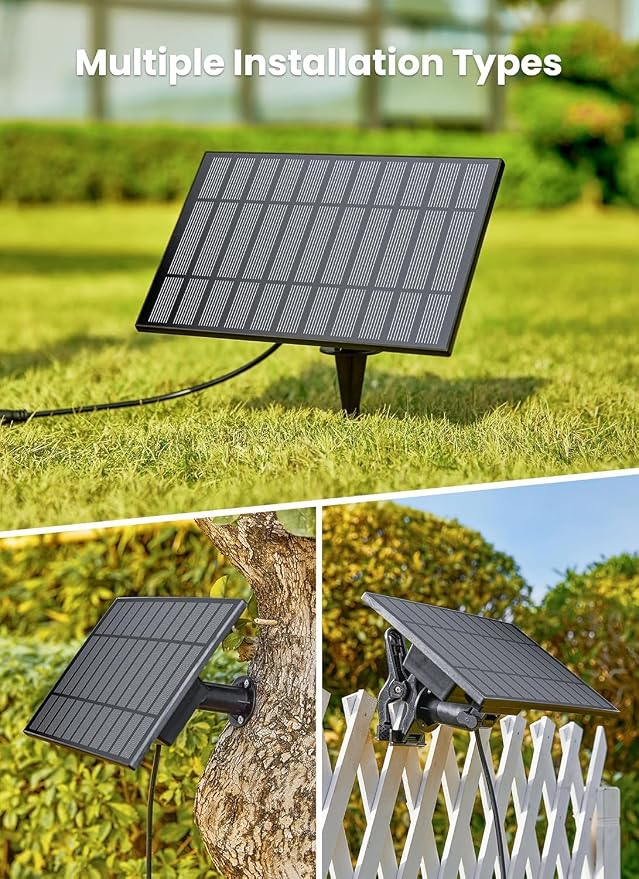 Brightown 38FT 16LED Solar String Lights Outdoor with USB Port, Shatterproof Bulbs, 3 Modes, Patio Lights Solar Powered for Camping Backyard Garden Decor - Last for 20+Hrs