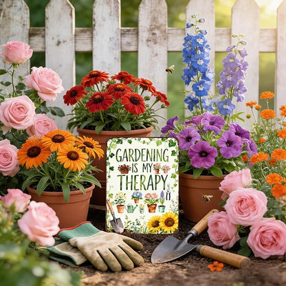 Garden Gifts For Women Vintage Gardening Signs For Outside Greenhouse Yard Backyard Patio Home Farmhouse Metal Garden Decor For Outdoor Funny Wall Art Plant Lovers Gifts For Women Wife Her Mom Grandma
