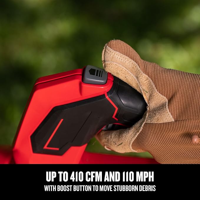 CRAFTSMAN Leaf Blower Cordless with Battery and Charger V20 RP, Up to 110 MPH Power, Handheld Electric Leaf Blower, Brushless Motor, Lightweight, 5.0Ah (CMCBL730P1)