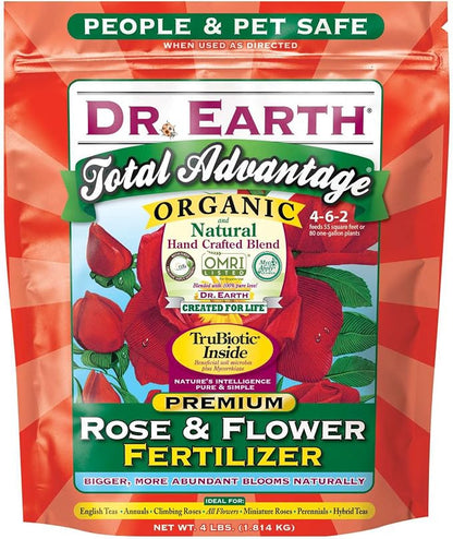 Dr. Earth Total Advantage Rose & Flower Fertilizer 4 lb
