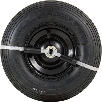 Marathon Replacement Wheelbarrow Wheel with Adapter Kit - 13-Inch - Fits Tire Size of 4-Inch x 6-Inch (3.50/2.50-8-Inch), (20296-M)