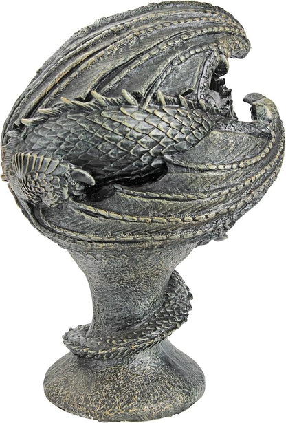 Design Toscano JE1121520 Mystic Dragon Avenger Statue,greystone