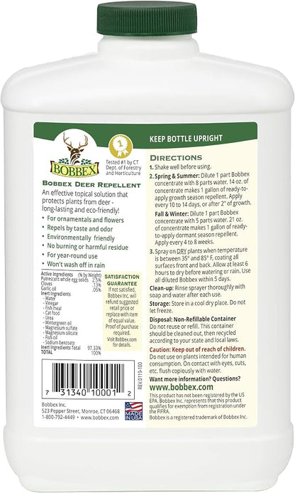 Bobbex Concentrated Deer Repellent, 32 oz.