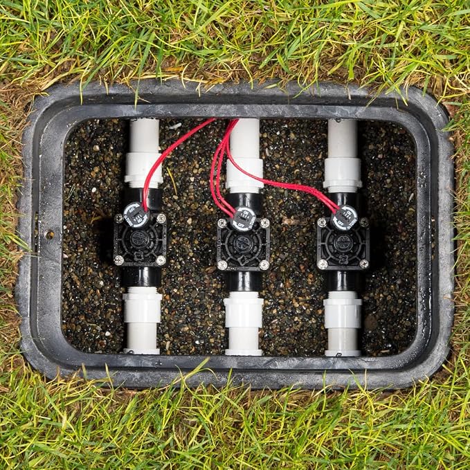 Hunter PGV Sprinkler Valve, 1 in. Irrigation Valve with Flow Control | 1 in. sprinkler valve with flow control, female-thread inlet/outlet, manual bleed, and 20-150 PSI rating (PGV101G)