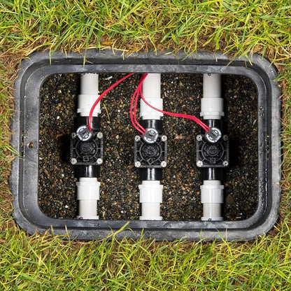 Hunter PGV Sprinkler Valve, 1 in. Irrigation Valve with Flow Control | 1 in. sprinkler valve with flow control, female-thread inlet/outlet, manual bleed, and 20-150 PSI rating (PGV101G)