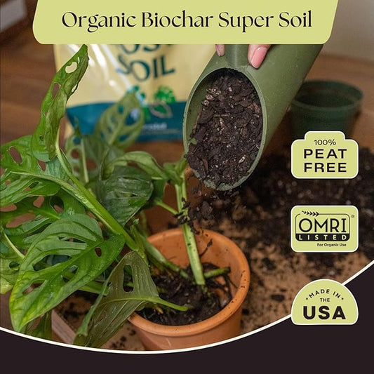 Rosy Soil Aroid Soil Mix, Chunky Biochar Potting Mix, 4 Quarts | For Monstera, Philodendron, Anthurium & Tropical Plants - Peat-Free, Microbially Active, Superior Aeration & Drainage