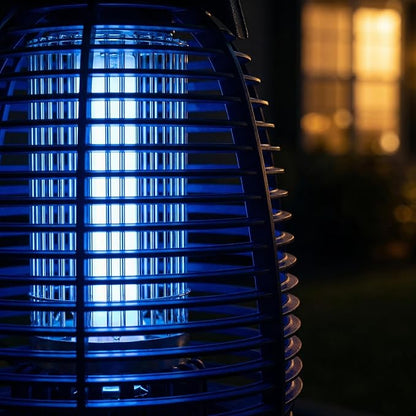 Electric Bug Zapper Outdoor, 4200V Mosquito Zapper with 20W UV Light, Plug-in Insect Killer with Removable Tray, Hanging Fly Trap for Patio, Porch, Backyard, Garage and Indoor Use