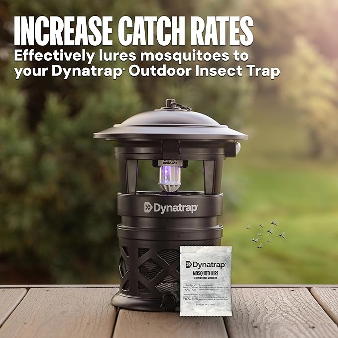 DynaTrap 100611 Atrakta Mosquito Lure Sachet for Any DynaTrap Insect Trap, Lasts 60 Days, Mosquito Trap Attractant | Targets Mosquitoes, Compatible with all DynaTrap Insect Traps, 100611