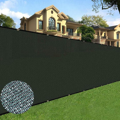 Sunnyglade 5 feet x 100 feet Privacy Screen Fence Heavy Duty Fencing Mesh Shade Net Cover for Wall Garden Yard Backyard (Green, 5 ft X 100 ft)