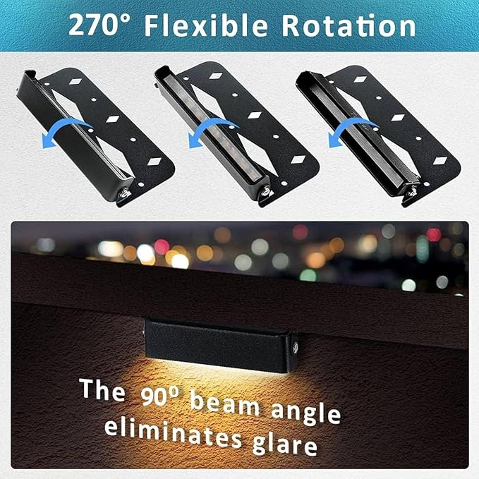 Teekuv 8 Pack 7 Inch Retaining Wall Lights, 5W LED Hardscape Lighting IP65 Waterproof 12V AC/DC Low Voltage Step Lights Outdoor, Soft White 2700K Landscape Wall Lighting for Pathway Paver Stair