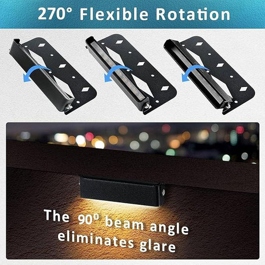 Teekuv 8 Pack 7 Inch Retaining Wall Lights, 5W LED Hardscape Lighting IP65 Waterproof 12V AC/DC Low Voltage Step Lights Outdoor, Soft White 2700K Landscape Wall Lighting for Pathway Paver Stair