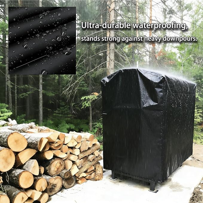 600D Thick Large Outdoor dust Cover Suitable for Central boilers, Garden Storage Sheds, Solar Sheds, Tool Storage Sheds, etc(M-53 * 76 * 81(in))