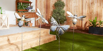 DII Iron Garden Stake Collection 3-Dimensional, Mixed Media, Butterfly, Medium