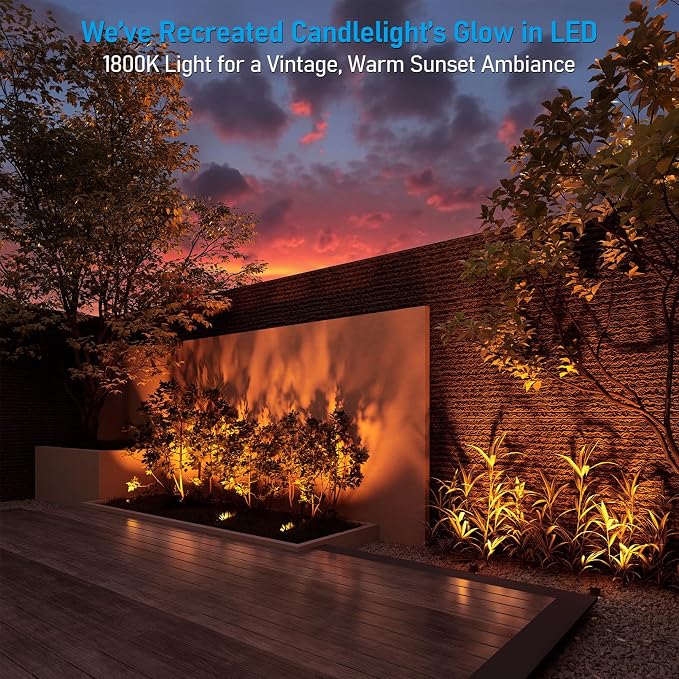LEONLITE 6-Pack Dia.4 Inch 5CCT Well Lights Shielded Top Oil Rubbed Bronze | 1800K/2700K/3500K/4000K/5000K, 12-24V AC/DC, CRI90, Landscape LED In Ground Outdoor, Low Voltage Garden Landscaping, Aluminum