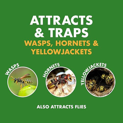 Spectracide Wasp & Hornet Trap Refill, Lure Refill for Spectracide Wasp & Hornet Trap, 1 Count