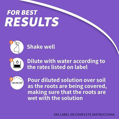 Bonide Garden Rich Root & Grow Root Stimulator & Plant Starter | 32 oz Concentrate, 4-10-3 Fertilizer For Transplanting
