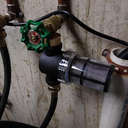 BEETRO Garden Hose Filter for Pressure Washer Inlet Water, Inline Filter for Sediment, with 100 Mesh and 40 Mesh Screen, 2 Sets