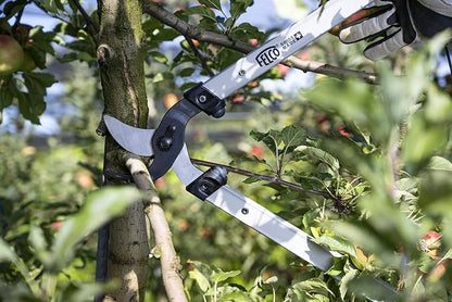 FELCO F221-80 Swiss Made Loppers for Gardening – 32" Lightweight Precision Loppers for Tree Trimming | Tree Branch Cutters | Tree Trimmer Tool with Curved Bypass Blade | I-Beam Handles | Orchard Reach
