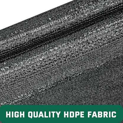 Kesfitt 70% Shade Cloth 10x20 ft, Breathable HDPE Mesh Sun Shade Tarp for Garden & Greenhouse, UV Resistant Outdoor Shade Fabric with Copper Grommets for Plants, Patio, Yard