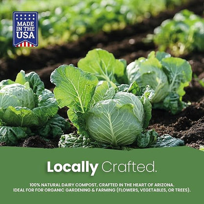 Soil Seed & Water Simon’s Gold Organic Dairy Compost – Rich, Aged Compost for Garden Beds, Raised Beds & Soil Enrichment