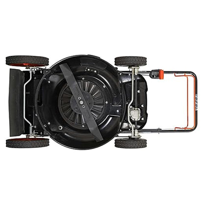 YARDMAX 22 in. 201cc Select PACE 6 Speed CVT High Wheel FWD 3-in-1 Gas Walk Behind Self Propelled Lawn Mower, Black (YG2860)