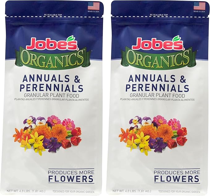 Jobe's Organics 09627 Organic Fertilizer, 4 lb (Pack of 2)