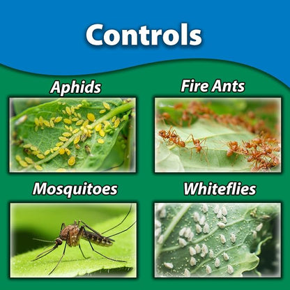 Monterey Take-Out Complete Insect Control RTU - Kills 450+ Insects, Controls Mosquitoes, Fleas, Ants, Mites - Bundled witih Monterey Measure Spoon